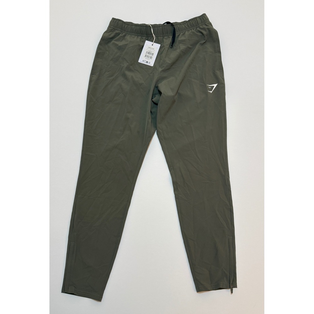 Gymshark Arrival Pant Core Olive Green Joggers Mens Small A2A1N-EBF1-S-AJ2 NWT